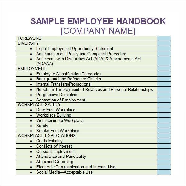 Schnucks Employment Handbook Free